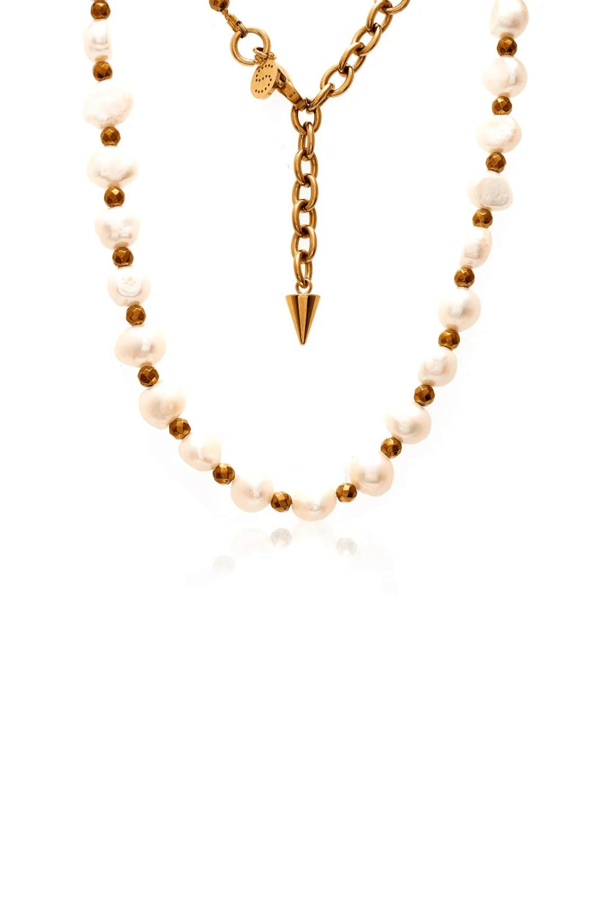 LUMINA NECKLACE PEARL/GOLD