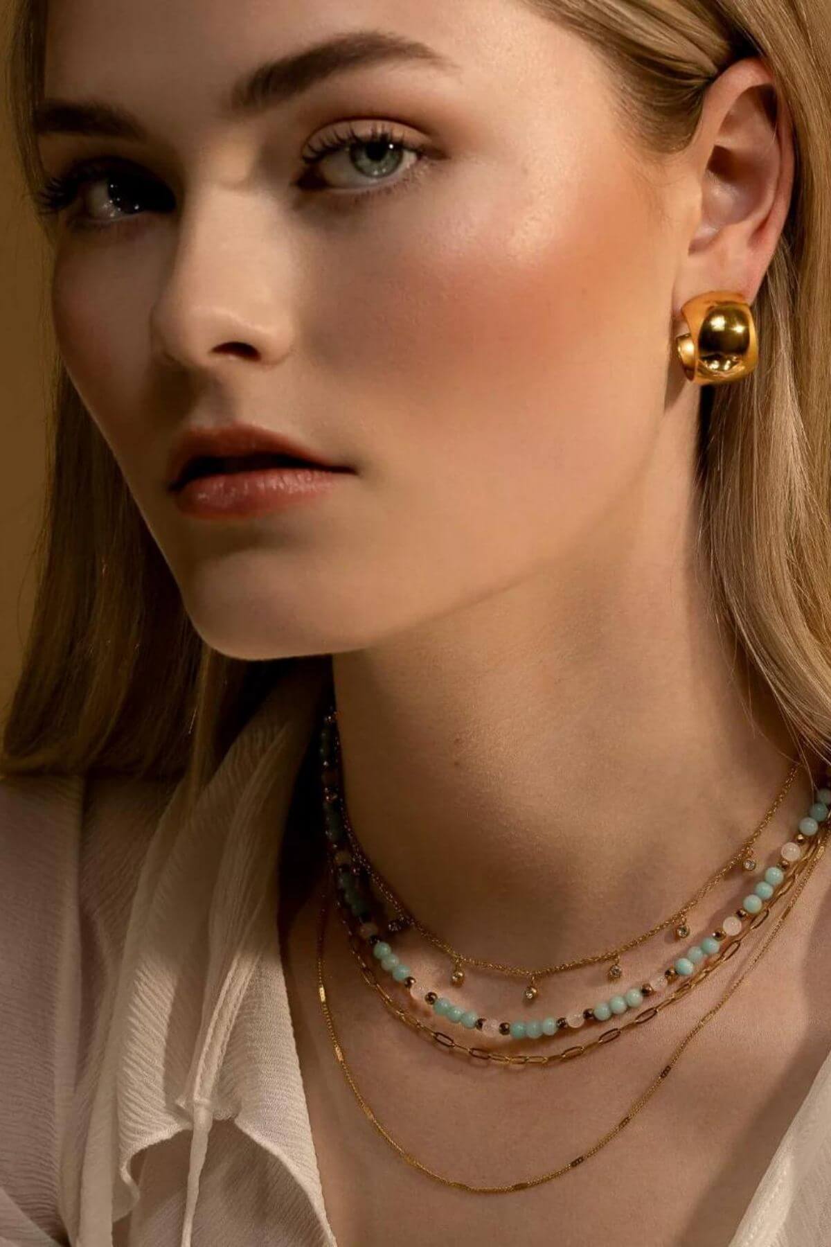 SUNKISSED HOOPS GOLD