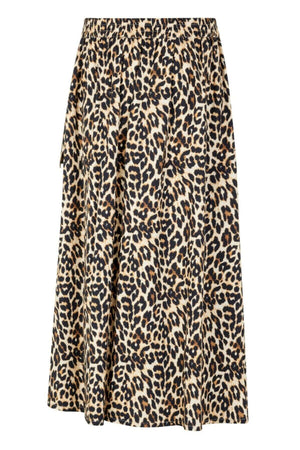 AKANE MAXI SKIRT LEOPARD PRINT