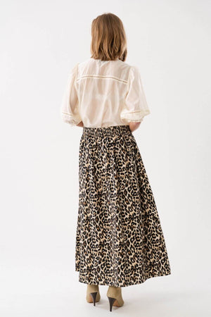 AKANE MAXI SKIRT LEOPARD PRINT