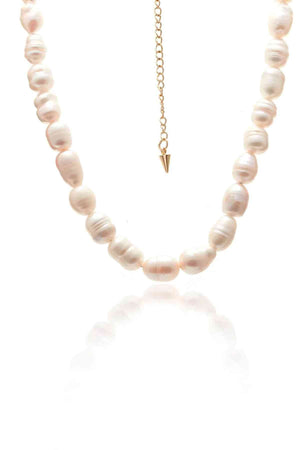 BLANC NECKLACE PEARL/GOLD