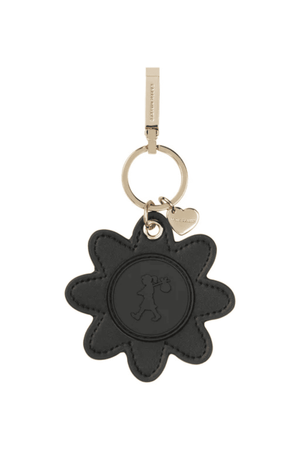 DAISY KEYRING BLACK/BLACK