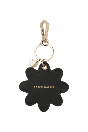 DAISY KEYRING BLACK/BLACK