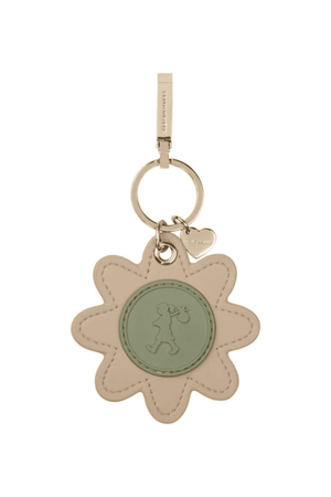 DAISY KEYRING MACADAMIA/SAGE