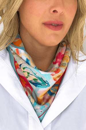 THE FINN PETITE SILK SCARF