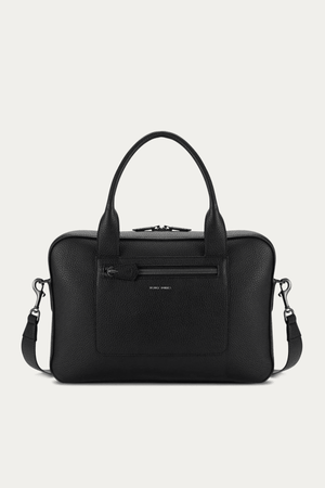 ZORRO BRIEFCASE BLACK W GUNMETAL